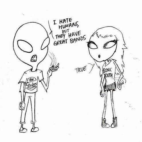 494x494 Image Result For Alien Illustration Tumblr Space