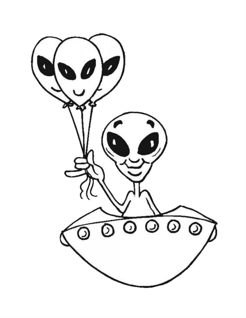 820x1060 This Aliens Holding Balloons Space And Aliens