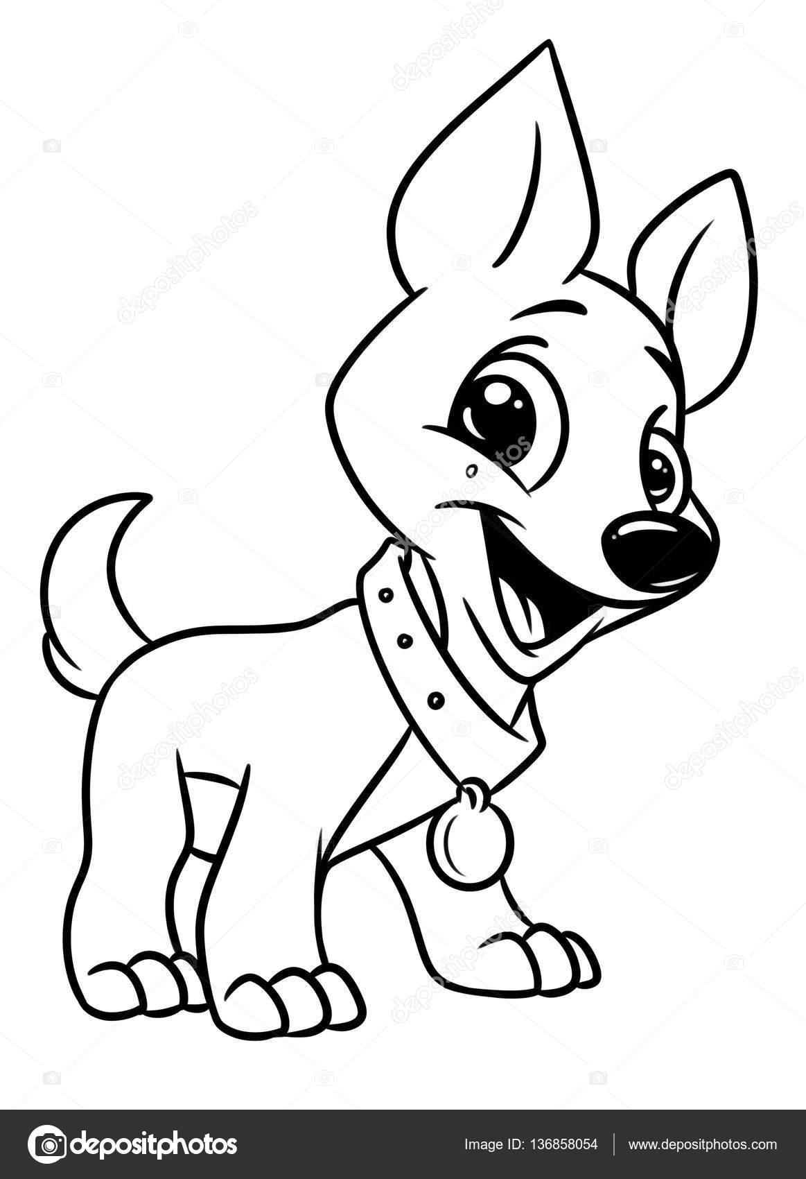 1163x1700 Dog Funny Animal Coloring Pages Cartoon Stock Photo Efengai
