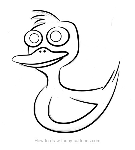 450x500 Duck Drawings (Sketching + Vector)