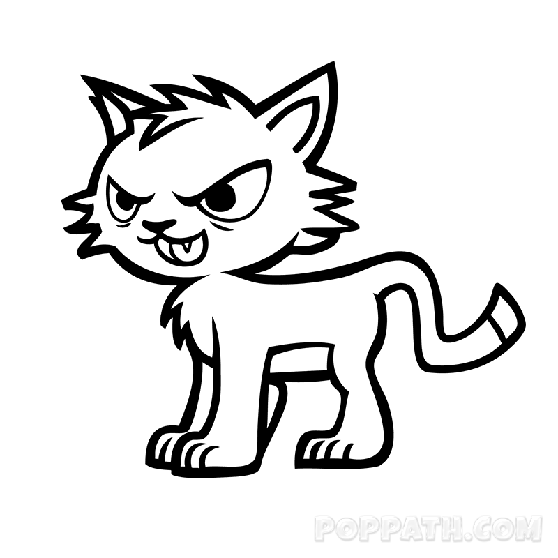 800x800 How To Draw A Purple Cat Pop Path