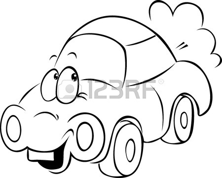 450x362 Funny Car Cartoon