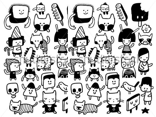 600x448 Cartoon Sketches, Cartoon Face Sketches Free Amp Premium Templates
