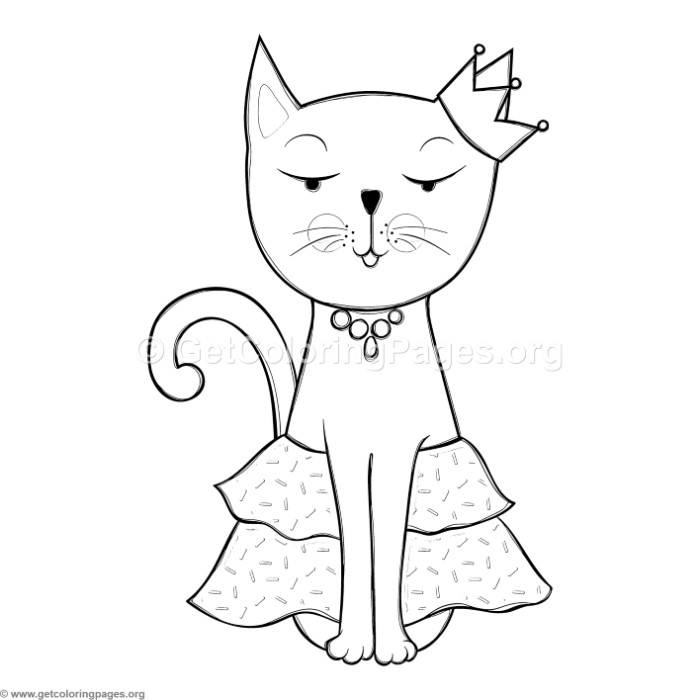 700x700 Funny Cat 4 Coloring Pages
