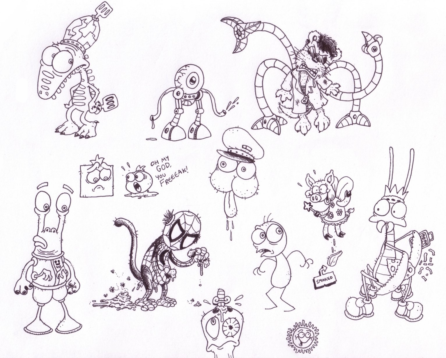 1532x1230 Character Drawings By Splapp Me Do