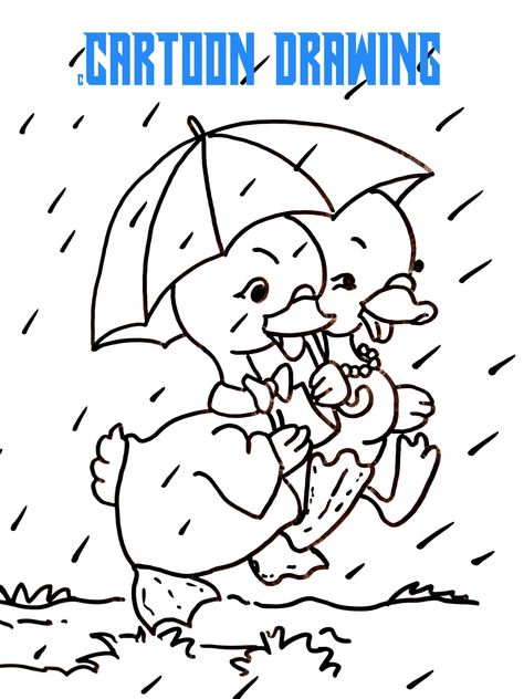 474x632 How To Draw Funny Cartoon Characters Easily Duck Cartoon. My