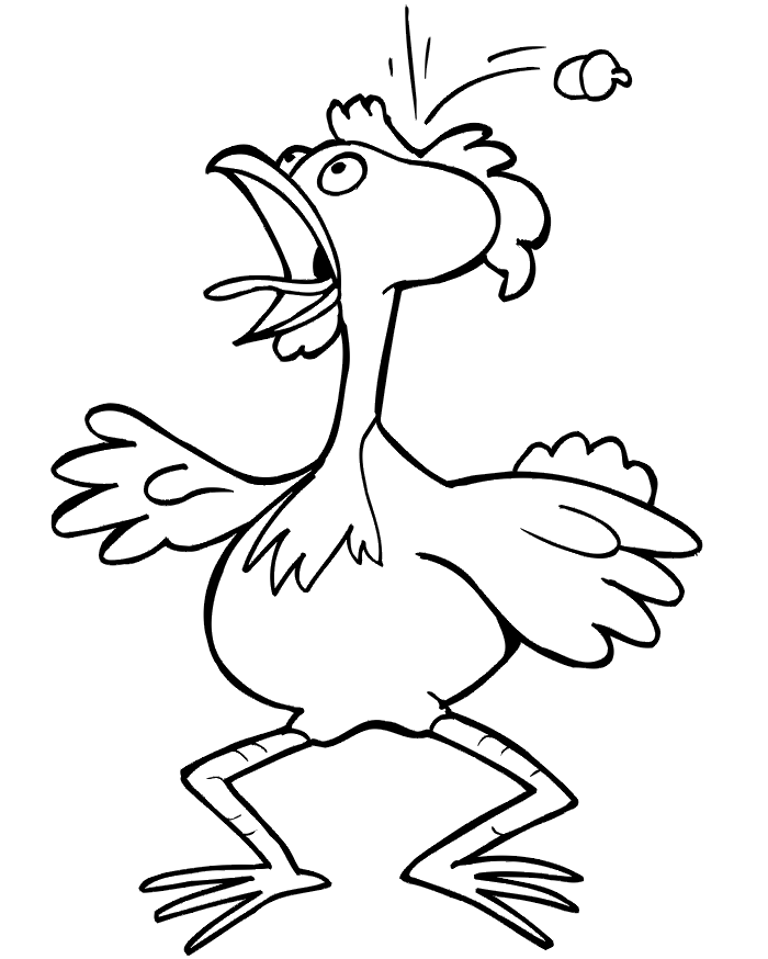 700x874 Black And White Chickens Funny Clipart Free