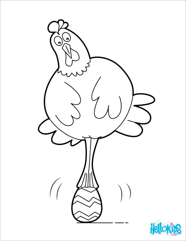728x941 Chicken Coloring Book Together With Download Funny Chicken