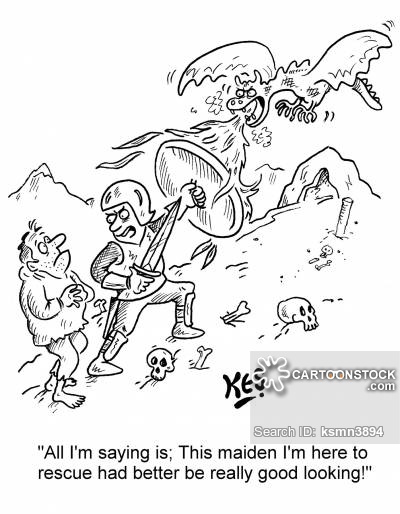 400x514 Dragon Fighting Cartoons And Comics