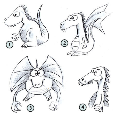 450x450 How To Draw Dragons