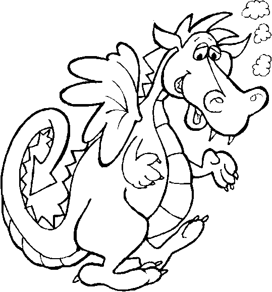 539x578 Dragon Coloring Page Ms. Mcconnell's Dragons