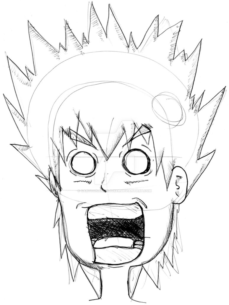 775x1031 Scary Face By Cartoonanimejoker