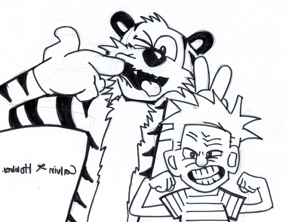 1024x766 Funny Cartoon Pencil Sketches