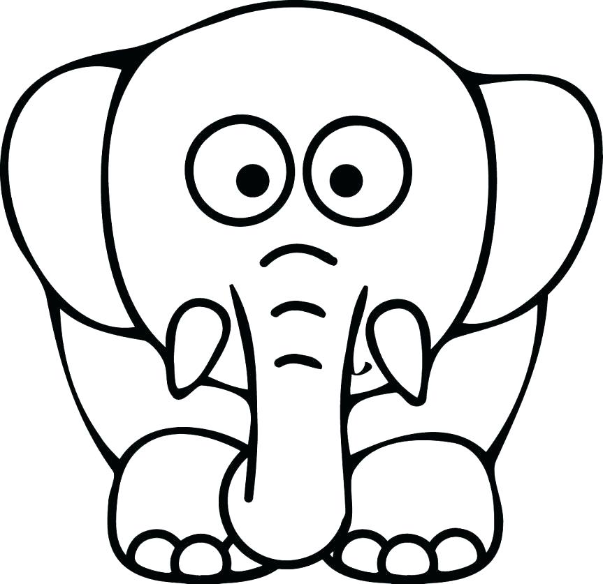 863x837 Complete Dumbo Coloring Pages Print Elephant Color By Number