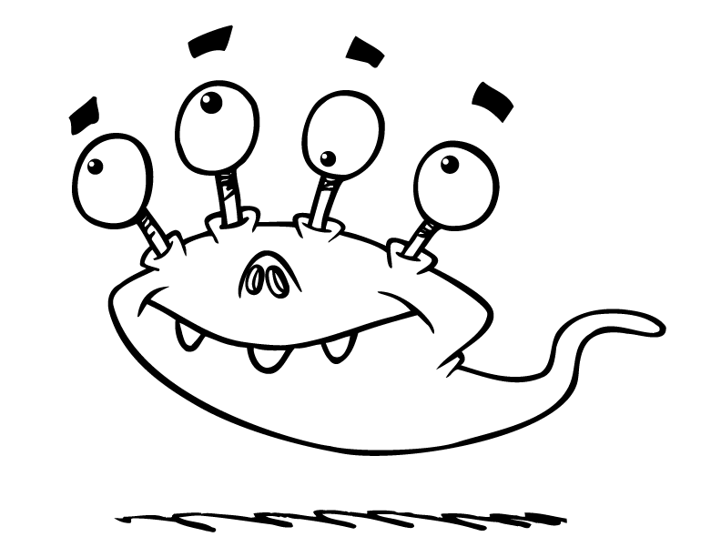 792x612 Eye Coloring Sheet 480359