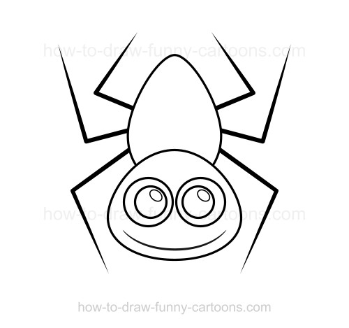 500x469 To Draw A Spider