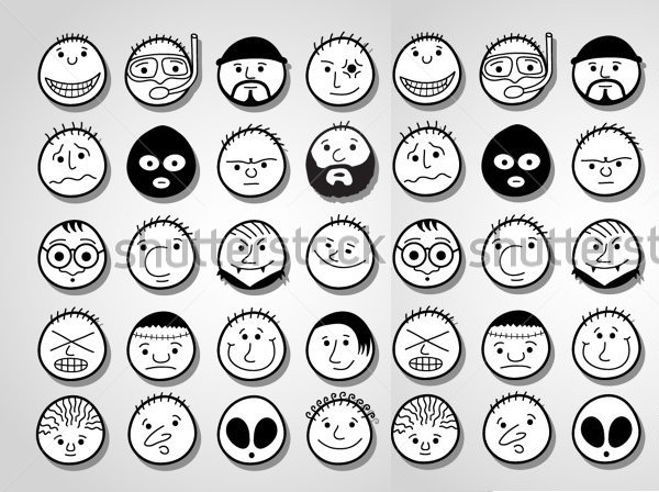 600x448 Cartoon Sketches, Cartoon Face Sketches Free Amp Premium Templates