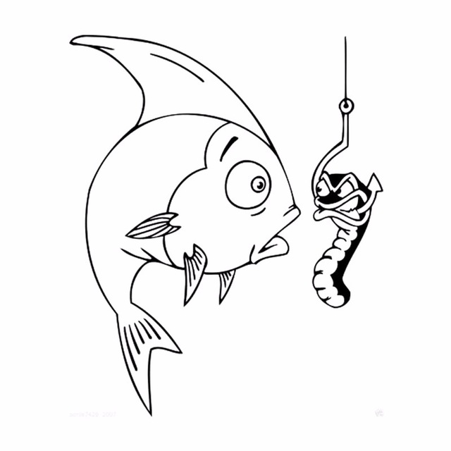 640x640 Hotmeini 14cmx17cm Fishing Club Fish Funny Car Boat Decal Vinyl