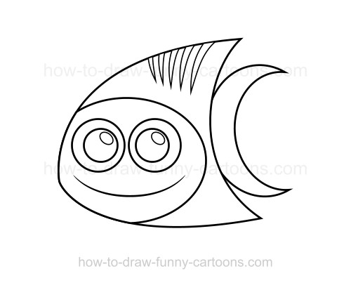 500x403 To Draw A Tropical Fish