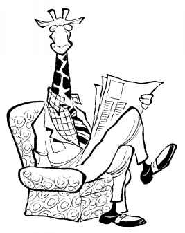 267x337 Funny Animated Giraffe Pictures