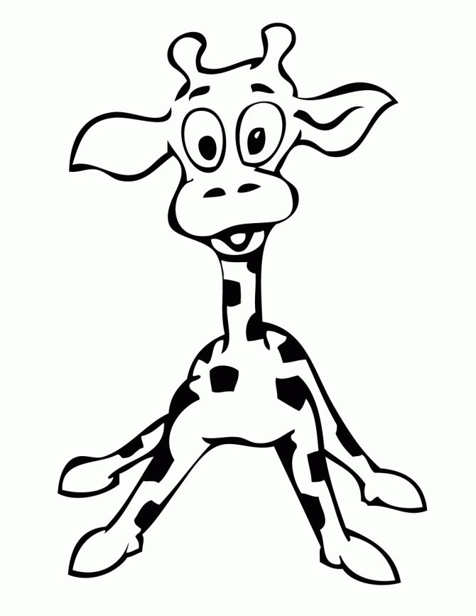 670x867 Giraffe Coloring Sheet! At The Zoo Children's Ministry
