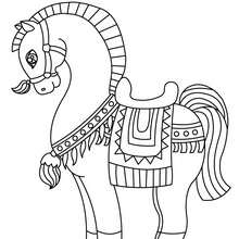 220x220 Funny Horse Coloring Pages