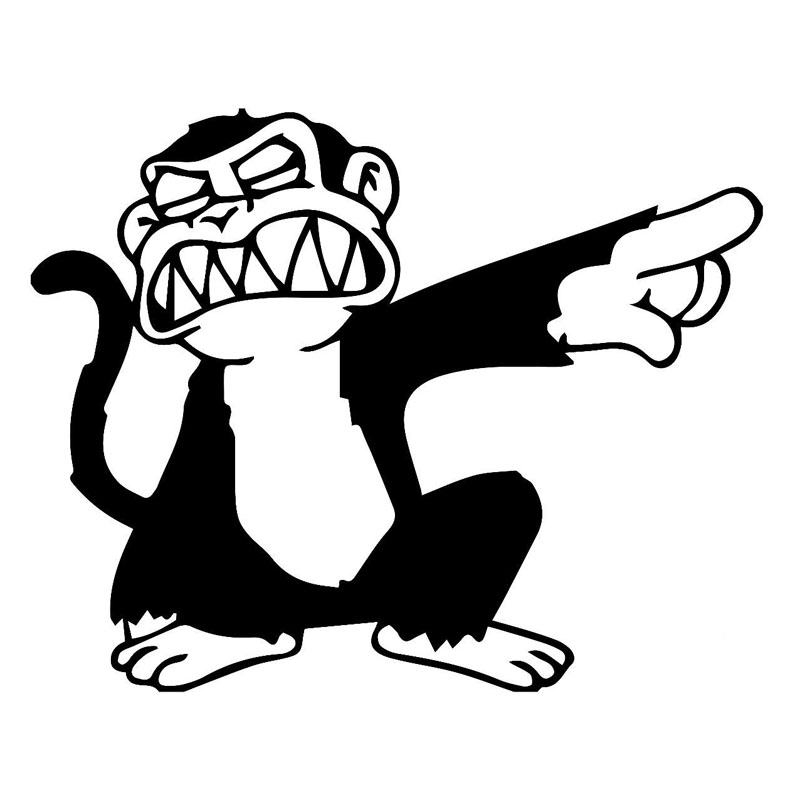 Funny Monkey Drawing