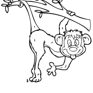300x300 Monkey Drawing Coloring Page Monkey Drawing Coloring Page.jpg