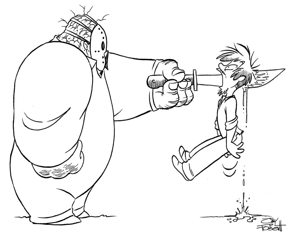 981x814 October Monster Sketch