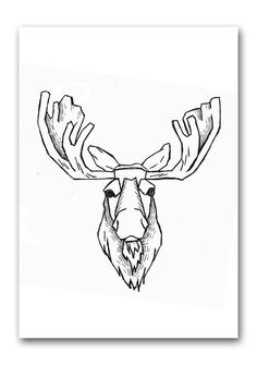 236x335 Moose Engraving