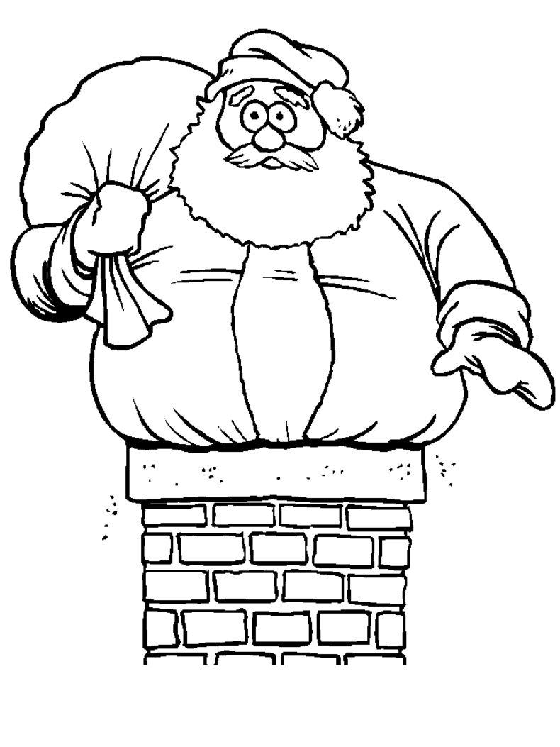 790x1053 Christmas Santa Coloring Pages Coloring Page Santa