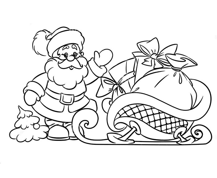 700x573 Best Santa Templates Shapes, Crafts Amp Colouring Pages Free