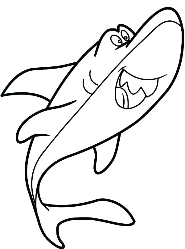 600x806 Shark Tale Coloring Pages Coloring Page Of A Shark This Funny