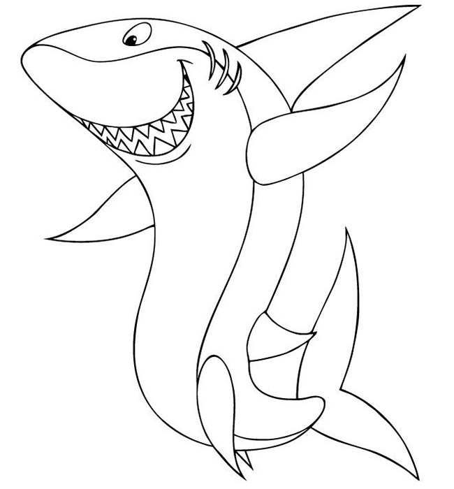 650x700 Shark Shape Templates, Crafts Amp Colouring Pages Free