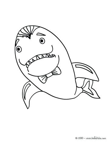 363x470 Coloring Pages Sharks Funny Shark Elegant Shark Coloring Page