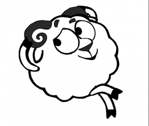300x254 Sheep Coloring Pages For Preschool