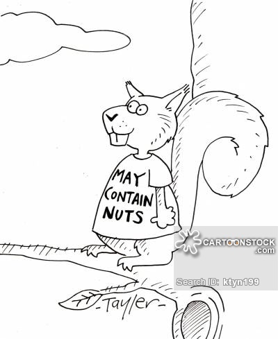 400x489 Nut Warning Cartoons And Comics