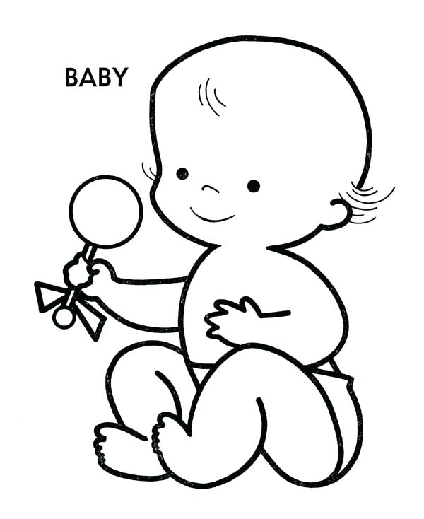 600x734 Baby Picture Of Funny Coloring Page Sun