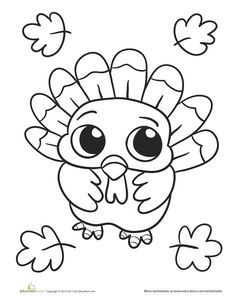 236x301 Free Thanksgiving Coloring Pages For Kids Thanksgiving, Turkey