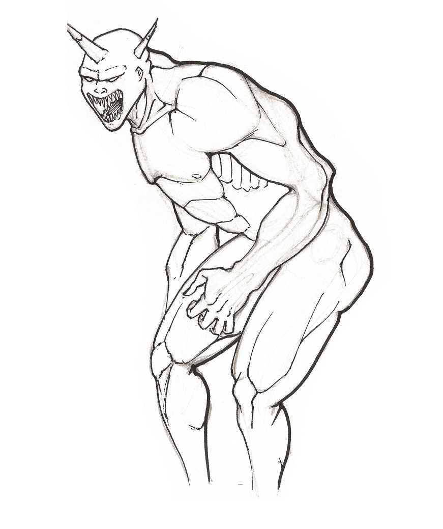 871x1039 Demon Lineweights