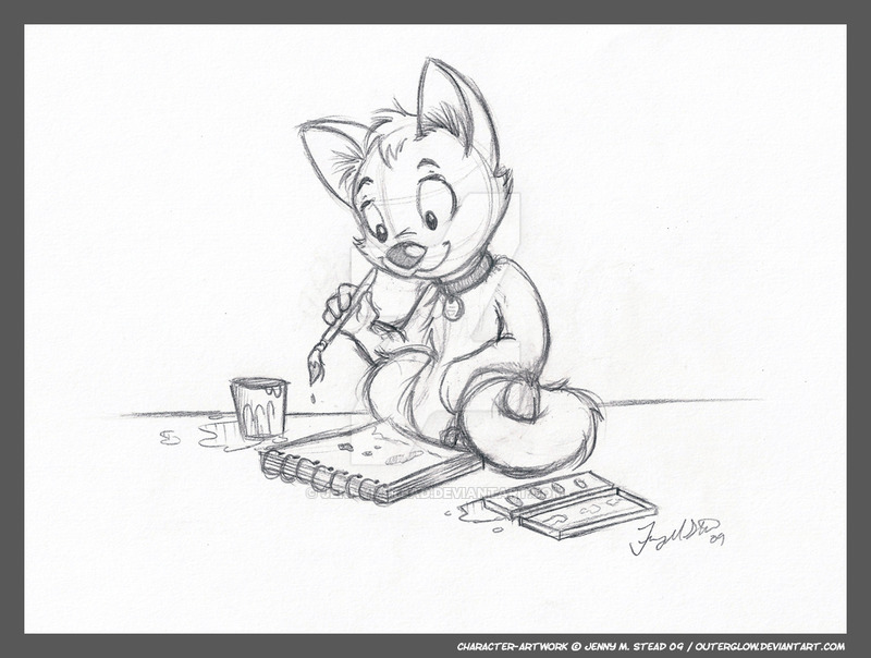 800x604 Furry Artist By Jennymstead