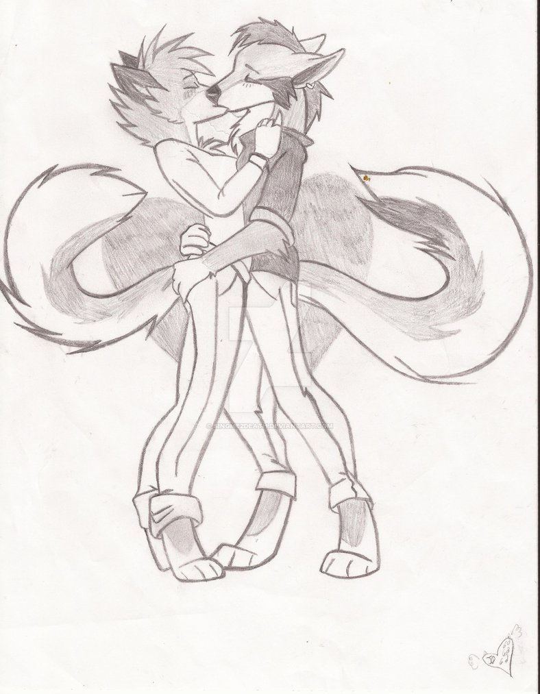 788x1013 Furry Kiss By Singme2death