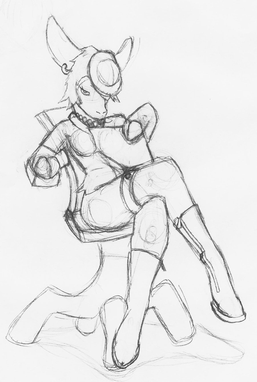 900x1336 Sexy' Deer Furry By Exesandohes