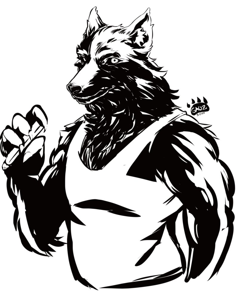 795x1005 Furry Wolf Art By Gaoasmegu09