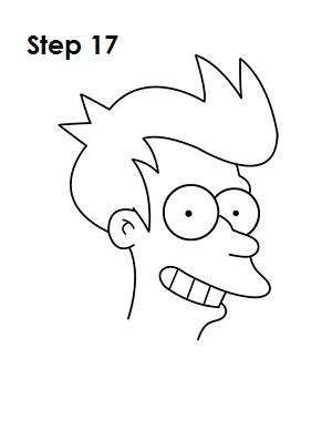 300x388 How To Draw Fry (Futurama)