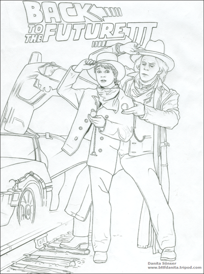 400x537 Back To The Future Iii Rough By Danita Sonser
