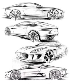 Futuristic Cars Drawing