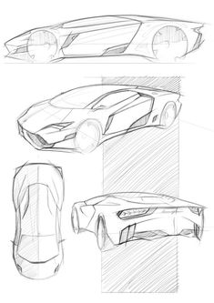 Futuristic Cars Drawing at GetDrawings | Free download