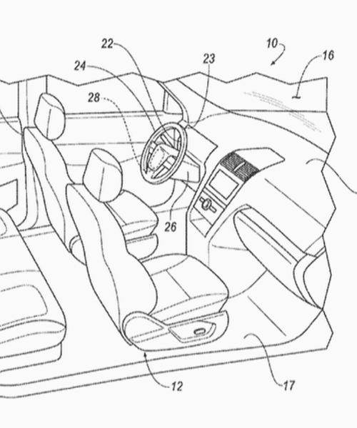 500x600 Ford Patents Removable Steering Wheels And Pedals For Self Driving Car