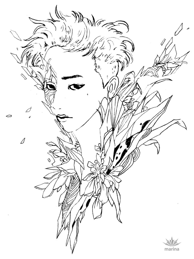 769x1024 G Dragon Bigbang Monochrome Production Year 2014 Art Su